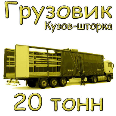 Грузовик 20 тонн кузов- шторка